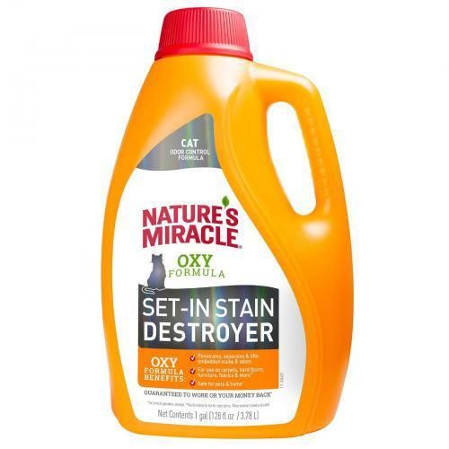 Засіб 8in1 Nature's Miracle Сат Orange Oxy Pour для усунення плям і запахів від кішок, 3,7 л