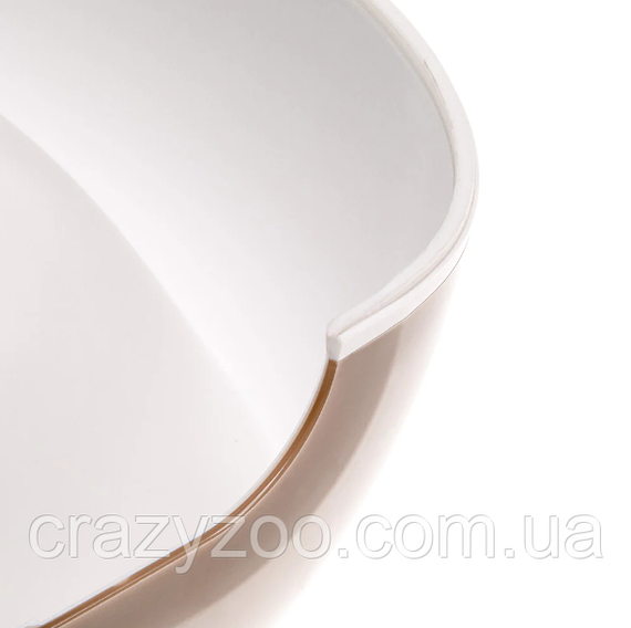 Миска для собак Ferplast Glam Large пластикова сіра 23.5x22.5x7 см 1.2 л 71218021 | Зображення 3
