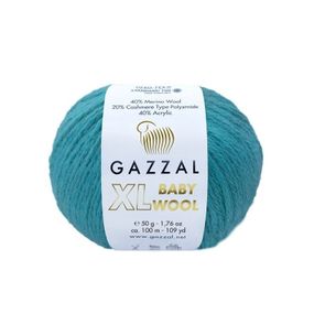Gazzal BABY WOOL XL No 832 пряжа для в'язання Gazzal