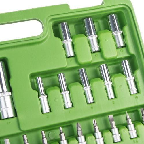 Набір інструментів  Alloid 1/2" и 1/4" 12-г  94 предмети (НГ-4094П-12) | Зображення 8