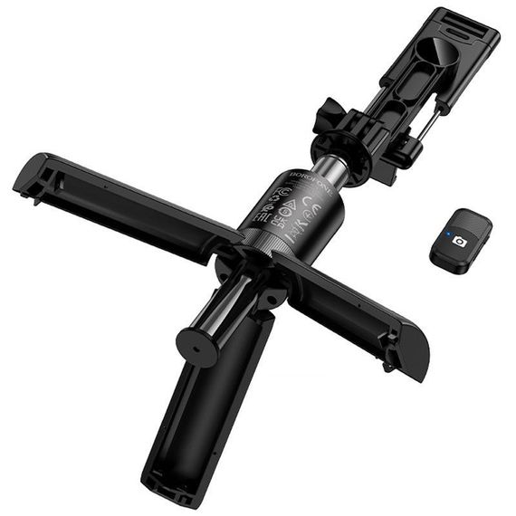Монопод для селфі Borofone BY14 Graceful mini live broadcast stand Black | Зображення 5