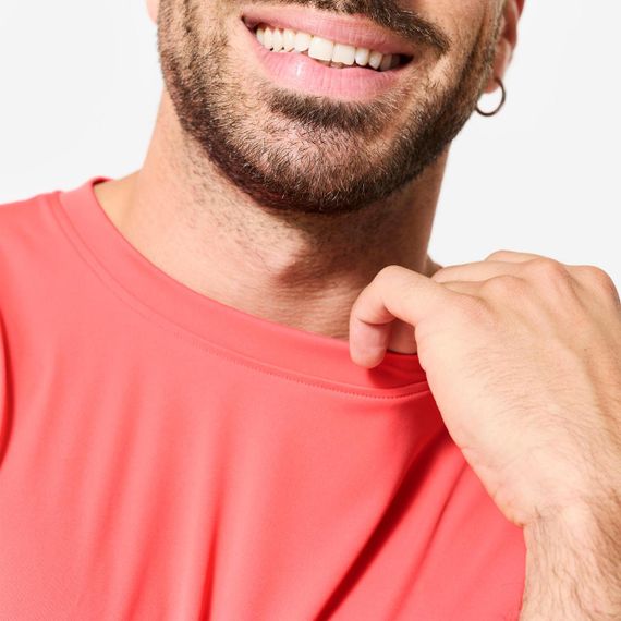 Футболка чоловіча для фітнесу рожева - S. | Зображення 2