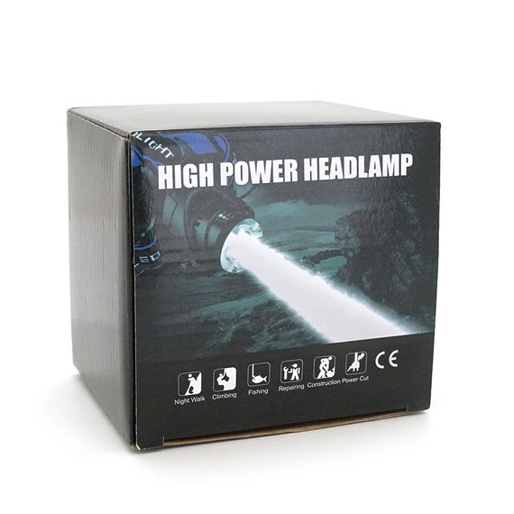 Налобный Фонарик Bailong BL-6699 Т6, Q5 Cree, 3 реж., Zoom, корпус-пластик | Зображення 1