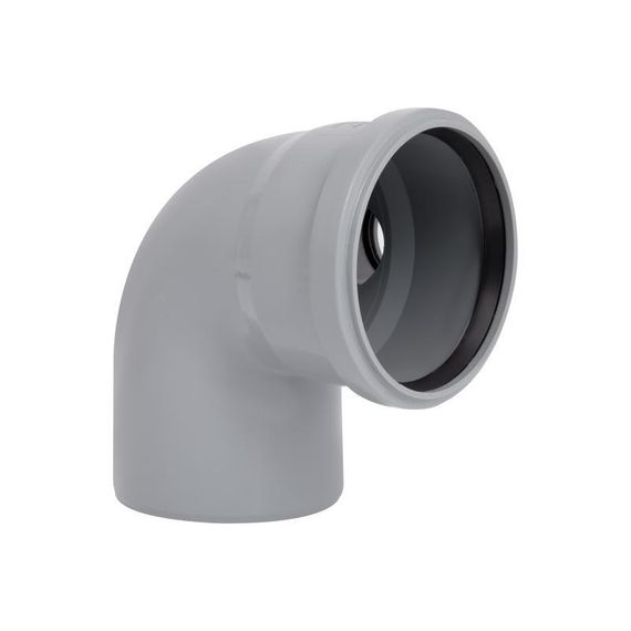 Колено канализационное с отводом TA Sewage 110х110х50, 90°
