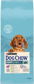 Сухой корм Dog Chow для щенков до 1 года, беременных и кормящих с ягненком 14кг