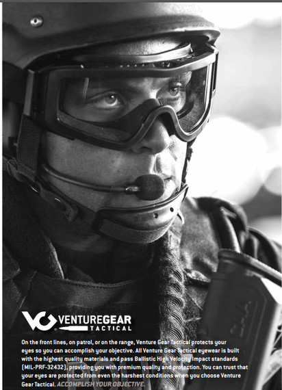 Окуляри захисні з ущільнювачем Venture Gear Tactical Loadout (clear) Super Anti-Fog H2MAX, прозорі | Зображення 9