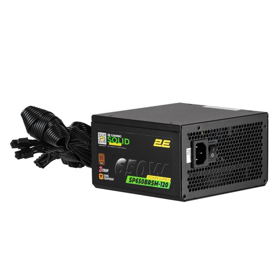 Блок живлення 2E GAMING Solid Power (650W) 2E-SP650BRSM-120 | Зображення 4