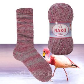 Шкарпеткова пряжа Nako Boho Concept, 87729