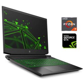 Игровой ноутбук Б-класс HP Pavilion 15-ec1216ng / 15.6" (1920x1080) TN / AMD Ryzen 7 4800H (8 (16) ядер по 2.9 - 4.2 GHz) / 16 GB DDR4 / 512 GB SSD / nVidia GeForce GTX 1650 Ti, 4 GB GDDR6, 128-bit / WebCam / Win 10 б/у