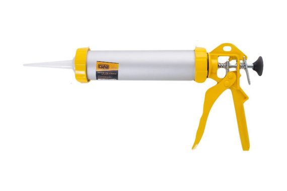 Пистолет для силикона закрытый 600мл СИЛА