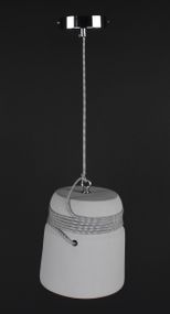 Люстра підвісна на 1 лампочку 27823 Хром 30-180х18х18 см.