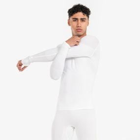 Термофутболка з довгими рукавами Keepdry для дорослих біла - XS.