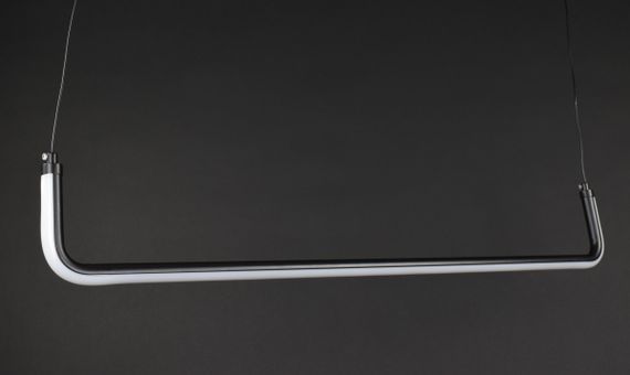 Люстра світлодіодна підвісна LED світильник для квартири на стелю лед 27323 Чорний 20-150х12х92 см.