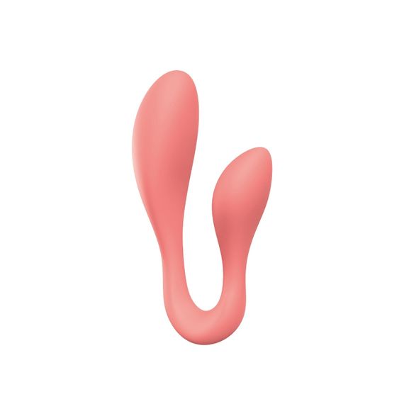Смарт-стимулятор Adrien Lastic Couple Secrets II + APP для клітора та точки G, кораловий Sex Aura | Зображення 2