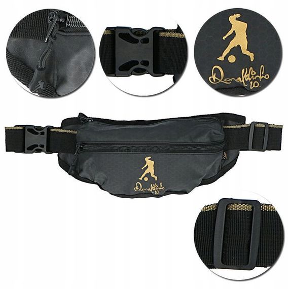 Сумка на пояс, бананка Ronaldinho 10 Waist bag черная | Зображення 3
