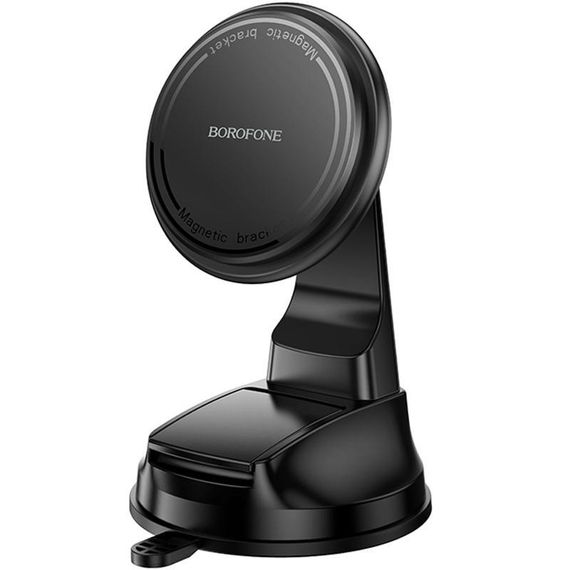 Автотримач Borofone BH136 Parker ring magnetic (center console) Black