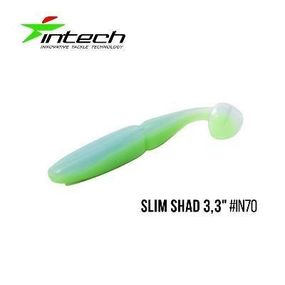 Силиконовая приманка, Съедобный силикон Intech Интеч Slim Shad 3,3"7 шт IN70