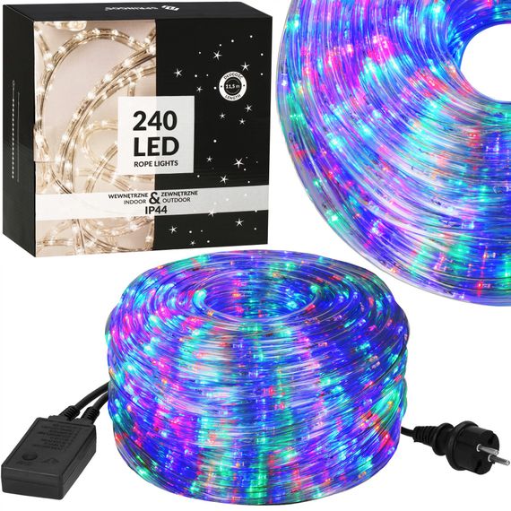Гірлянда вулична (зовнішня) дюралайт Springos Rope Lights 10 м 240 LED CL1202 Mix | Зображення 1