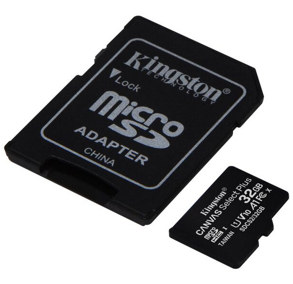 Карта пам'яті microSDHC 32Гб Class 10 (UHS-1) 100Мб/с Kingston  Canvas Select Plus + adapter SD | Зображення 1