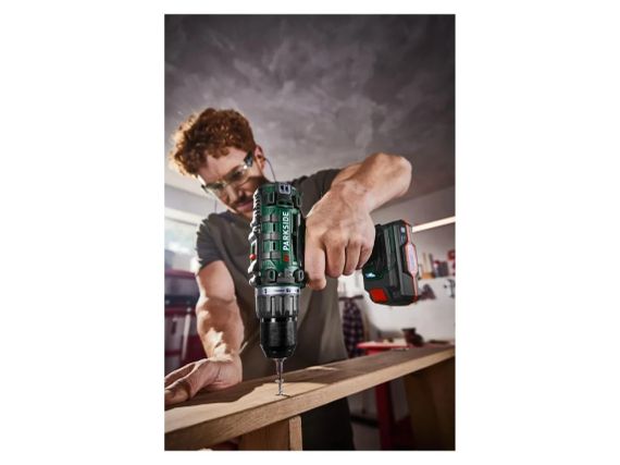 Аккумуляторная дрель-шуруповерт PARKSIDE® PSBSA 20-Li, 20 В (с аккумулятором и зарядным устройством) | Зображення 2