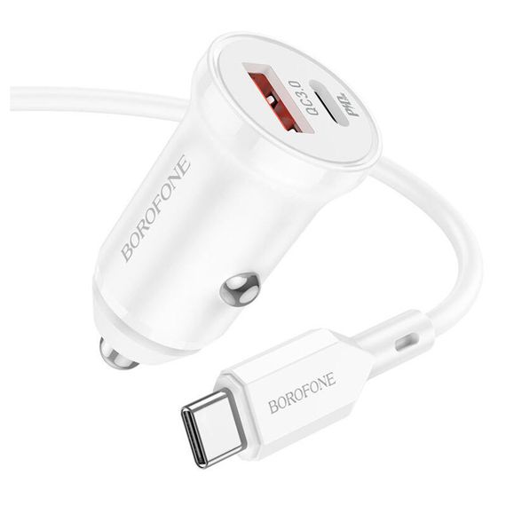 АЗУ Borofone BZ18A PD20W+QC3.0 + Type-C to Type-C | Зображення 1
