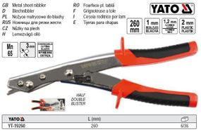 Ножиці матричні по металу YATO Польща L=260 мм YT-19260