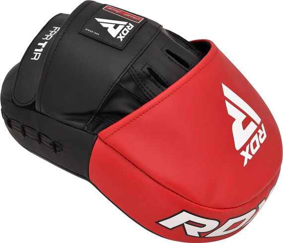 Лапи боксерські RDX T1 Curved Red/Black | Зображення 3