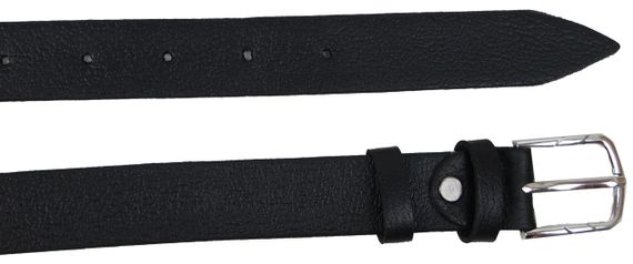 Женский ремень из натуральной кожи Skipper, Украина черный 1608-25 | Зображення 1