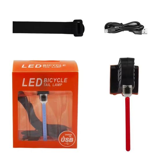Велоліхтар 8821-LED (red) з акумулятором | Зображення 3