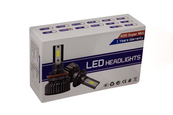 Комплект LED ламп HeadLight T18 H1 (P14,5s) 30W 9-32V 6000K | Зображення 2