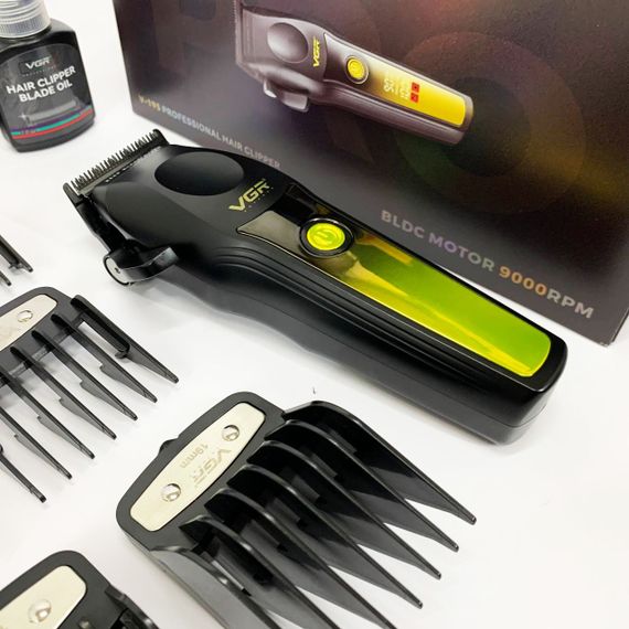 Багатофункціональний тример для стрижки волосся і тіла VGR, Акумуляторна машинка для стрижки CI-15 | Зображення 4