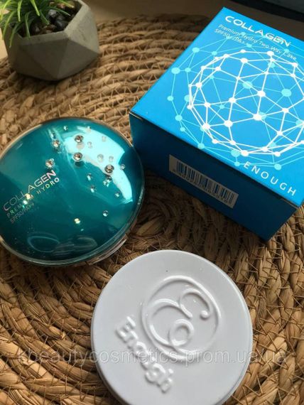 Пудра Enough Collagen Premium Hydro Two Way Cake 13 | Зображення 1