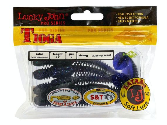 Виброхвост 3,9" LJ Лаки Джон Tioga 104-T52 | Зображення 1