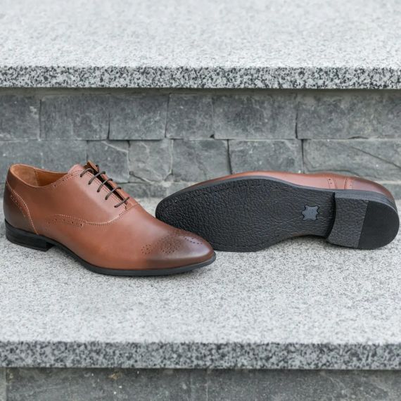 Світлі броги, туфлі з гострим носком 41 розмір | Зображення 3