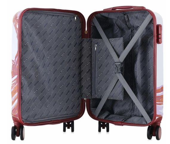 Валіза Semi Line 20" (S) White/Red Print (T5654-1) (DAS302888) | Зображення 4