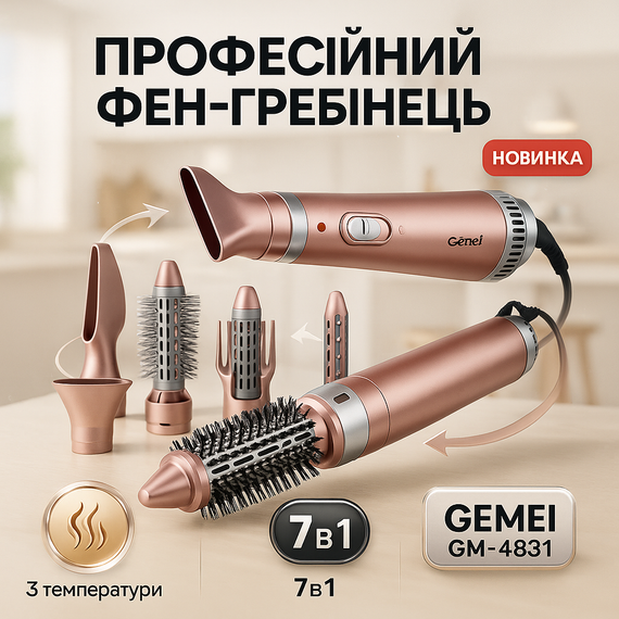 Фен для волос от сети, Стайлеры для локонов Стайлер-выпрямитель укладки выпрямления волос AM-62