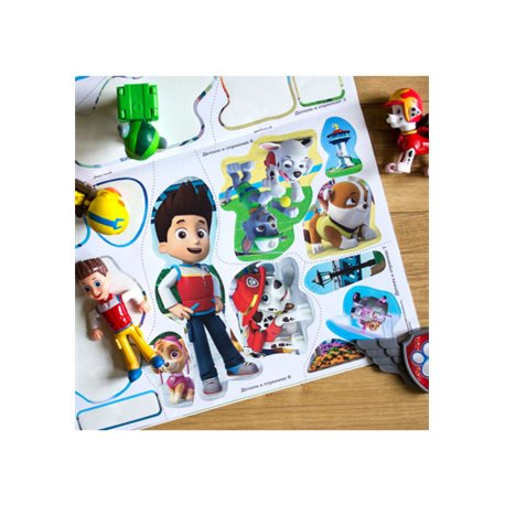 Альбом с наклейками "Щенячий патруль" 10192004, 2 листа с наклейками | Зображення 3