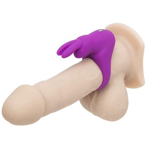 Ерекційне кільце з вібрацією Happy Rabbit Rechargeable Cock Ring Purple Sex Aura | Зображення 2