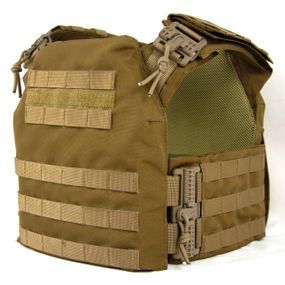 Плитоноска Plate Carrier зі швидким скиданням Cordura 600 D Койот (coyote)