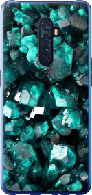 Чехол на Oppo Reno 2 Кристаллы 2 "3674u-1864-17620"
