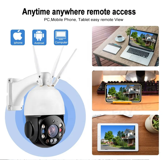 Вулична IP камера Smart HD Y10 5MP SONY 335 30X оптичний зум, WiFi PTZ, поворотна, металевий корпус IP66, | Зображення 1