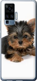 Чехол на Vivo X50 Pro Щенок йоркширского терьера "931u-1956-17620"