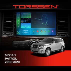 Штатна магнітола Torssen Nissan Patrol 10-20  FL10 4+64Gb 4G Carplay DSP