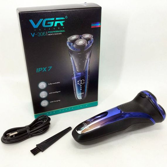 Електробритва VGR V-306 акумуляторна бритва для стрижки волосся, машинка для стрижки бороді | Зображення 1