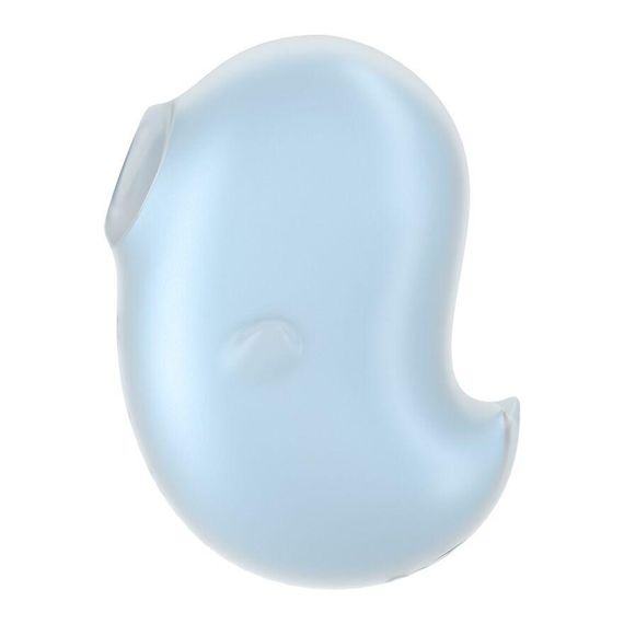 Вакуумний кліторальний стимулятор з вібрацією Satisfyer Cutie Ghost Blue Sex Aura | Зображення 1