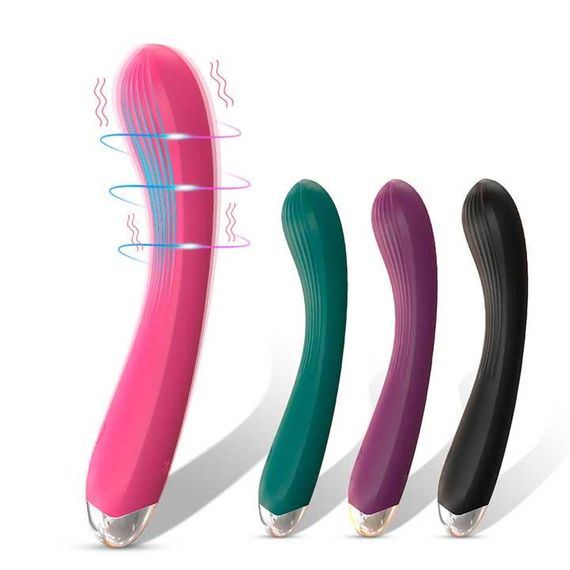 Гнучкий ребристий вібратор "Melo" - Бордо | Зображення 2