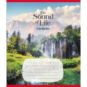 Тетрадь ученическая "Музыка жизни" 036-580266L-2 в линию, 36 листов