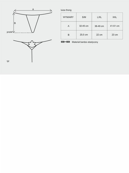 Эротические стринги Obsessive String L/XL Sex Aura | Зображення 3