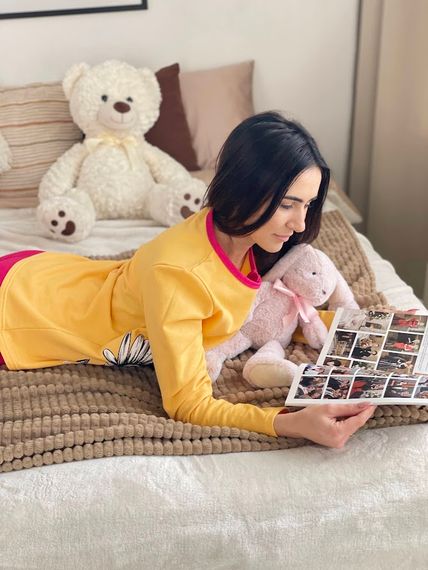 Піжама жіноча Носи своє 52 Жовтий (p-8505-135296) | Зображення 4