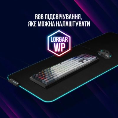 Клавиатура Lorgar Azar 514 RGB USB UA Black (LRG-GK514B-UA) | Зображення 1